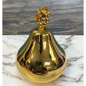 Vtg Swiss‎ Pear 6" Ice Bucket w/Thermal Liner by Hans Turnwald for Freddotherm